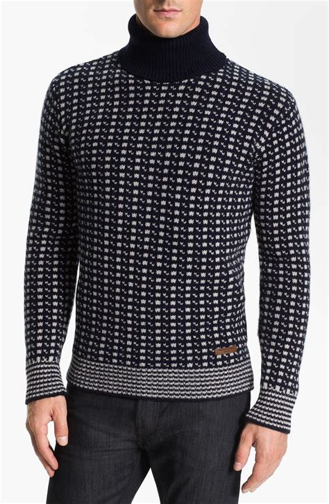 burberry brit wool turtleneck sweater|Burberry clothing for men.